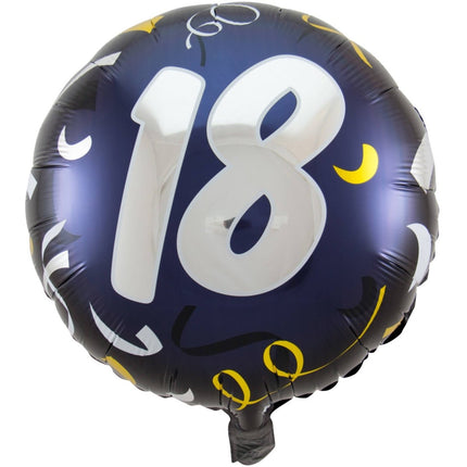 18 Jaar Stijlvol Feest Folieballon - 45cm van Folat koop je bij Partywinkel