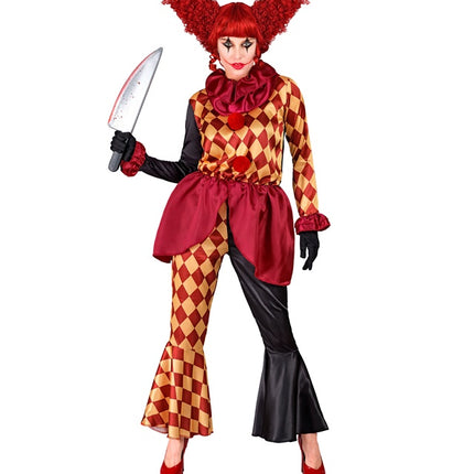 Clown Kostuum Dames 3 delig