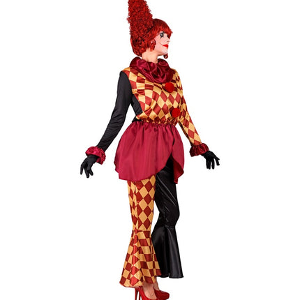 Clown Kostuum Dames 3 delig