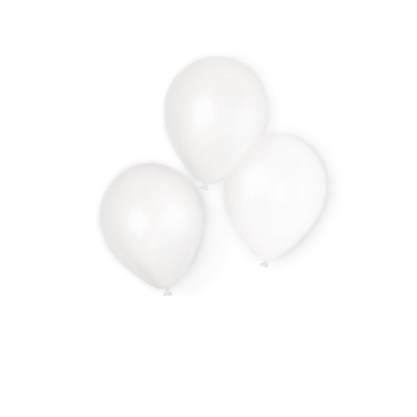 Witte Ballonnen 20,3cm 10st