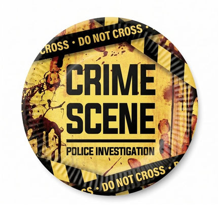 Halloween Borden Geel Crime Scene