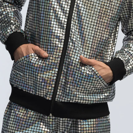 Trainingspak Disco diamond babe zilver