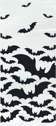20 BLCK BATS HLWN CELLO BAG