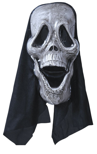 Zwart Witte Halloween Masker Spook