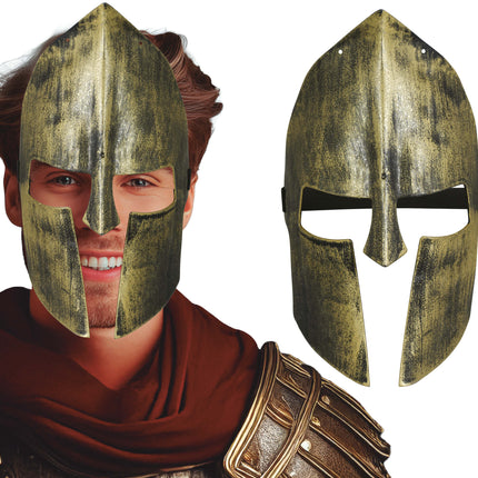 Gladiator Masker Goud Zilver