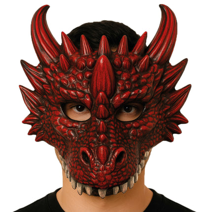 Draak Masker Rood