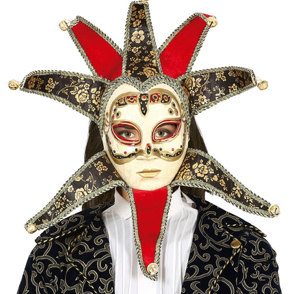 Rood Masker Venitiaans Dames