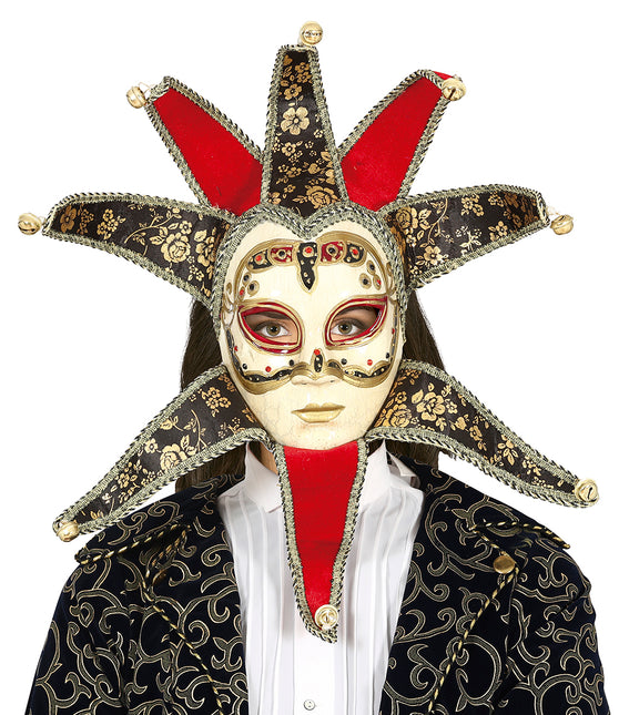 Rood Masker Venitiaans Dames