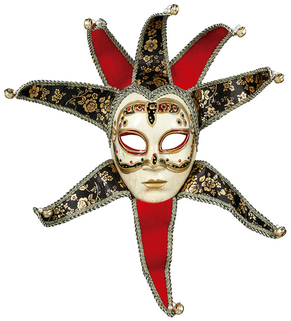 Rood Masker Venitiaans Dames