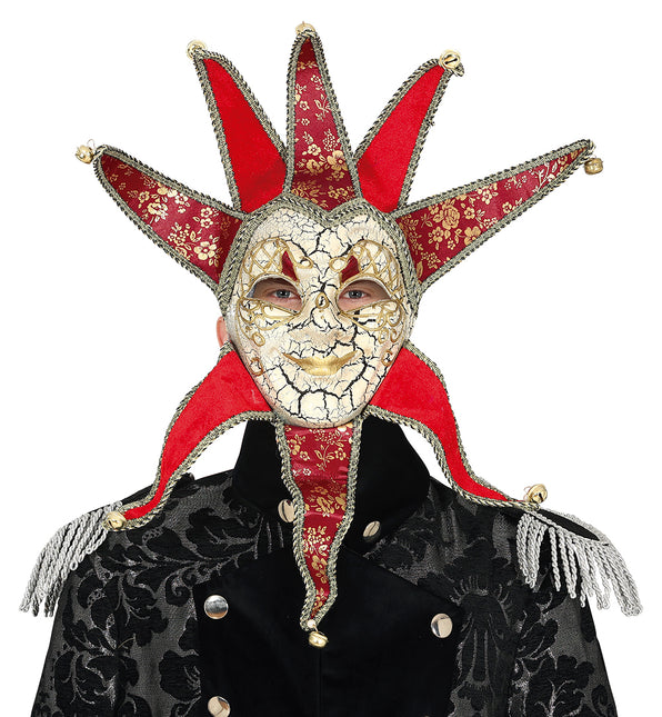 Rood Masker Venitiaans Heren