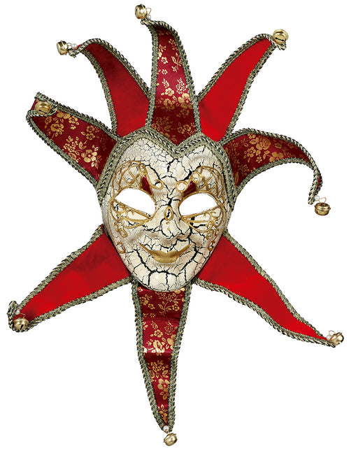 Rood Masker Venitiaans Heren