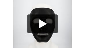 Masker mime Theater zwart