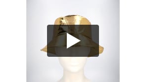 Bucket hat Glimmer goud
