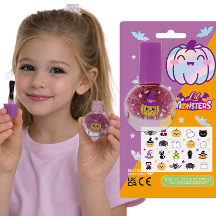 Halloween Nagelstickers Kind Monsters