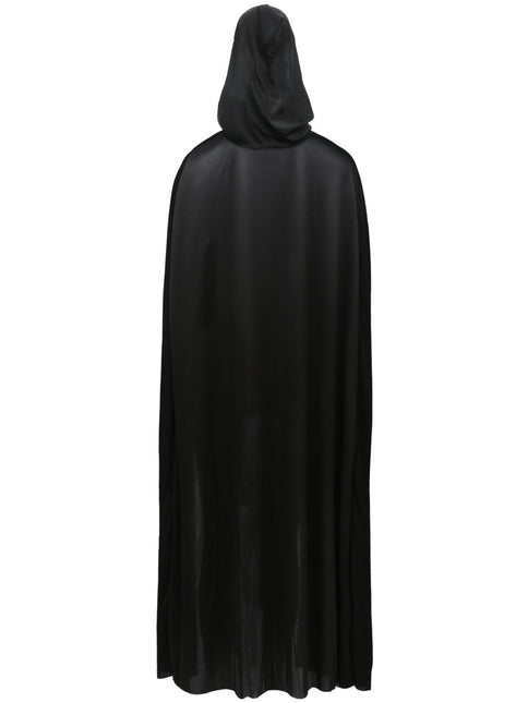 Halloween Cape Zwart Met Capuchon