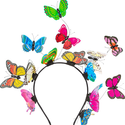 Vlinder Haarband Gekleurd