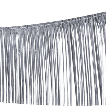 Zilveren Franje slinger 10m