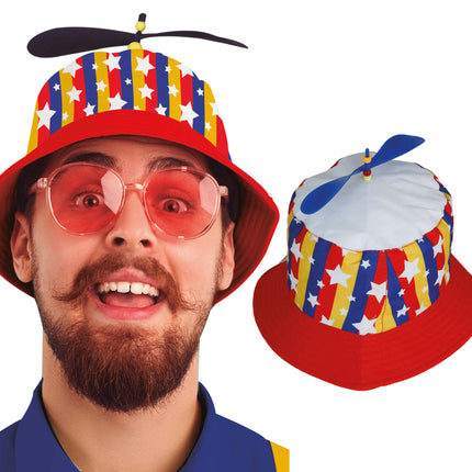 Gekleurde Hoed Met Proppellor