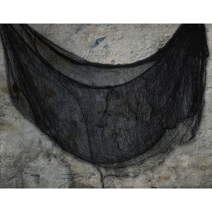 Halloween Gordijn Zwarte Stof 2,28m