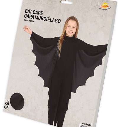 Zwarte Halloween Kostuum Vleermuis Kind