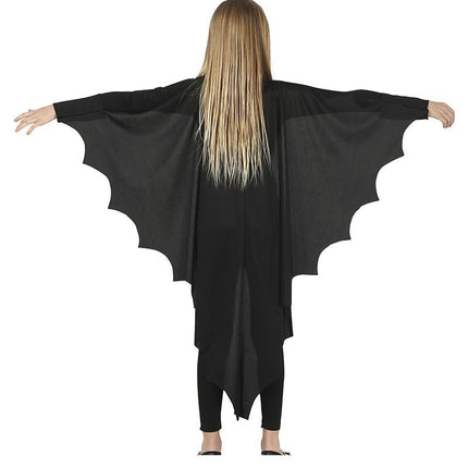 Zwarte Halloween Kostuum Vleermuis Kind