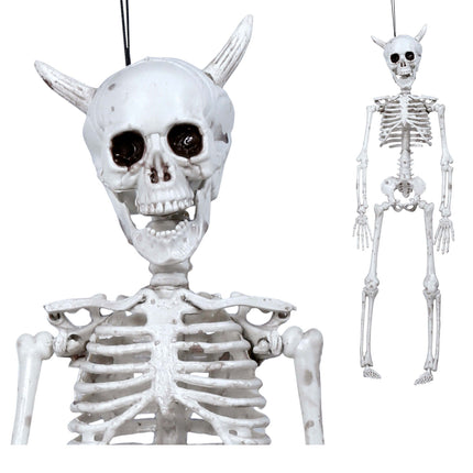 Halloween Hangdecoratie Duivel Skelet 40cm