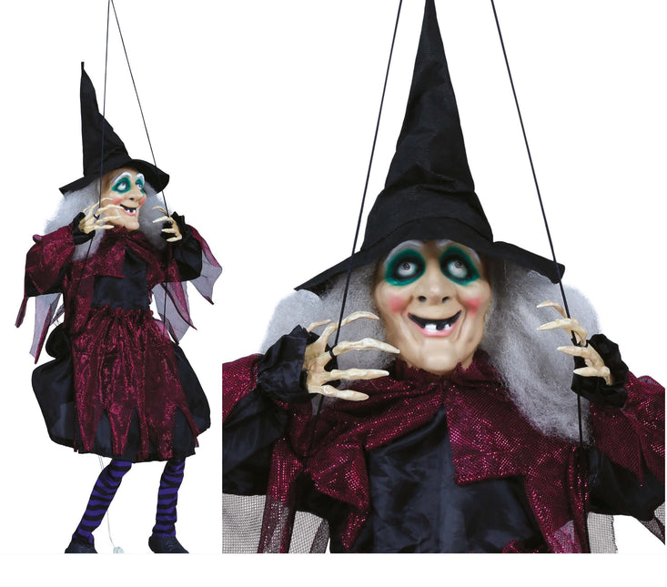 Halloween Pop Heks Op Schommel 1m