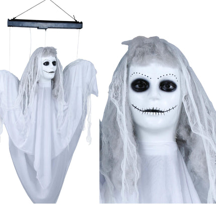 Halloween Pop Spook Met Licht En Geluid 1,2m