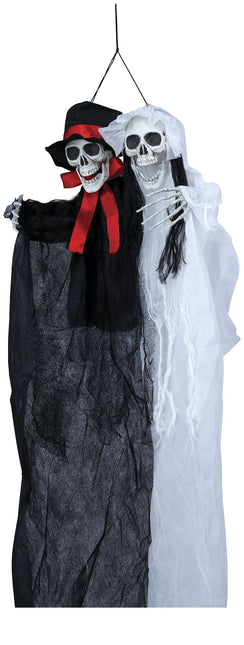 Halloween Poppen Bruid En Bruidegom 90cm