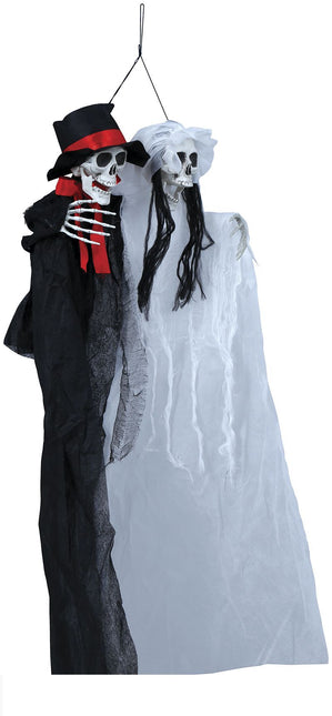 Halloween Poppen Bruid En Bruidegom 90cm