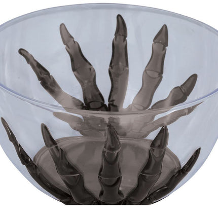 Halloween Tafeldecoratie Skelethand Kom