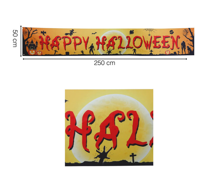 Halloween Banner Happy Halloween 2,9m