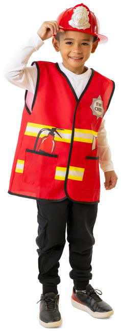 Folat Brandweer kostuum Rood Jongen