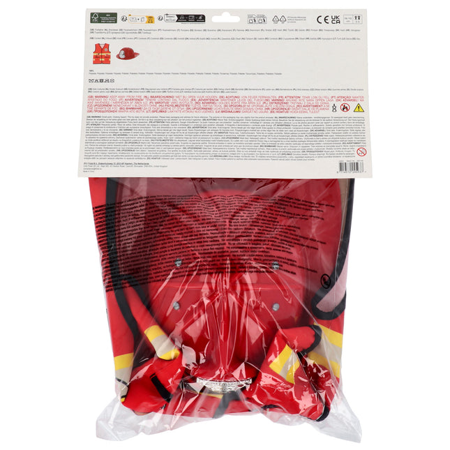 Folat Brandweer kostuum Rood Jongen