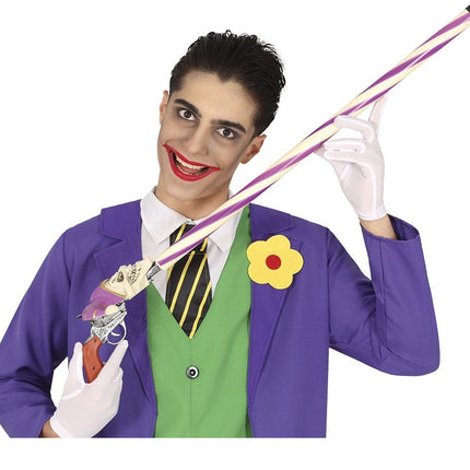 Halloween Wandelstok Joker 90cm