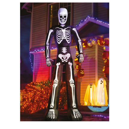 Halloween Skelet Opblaasbaar 2m