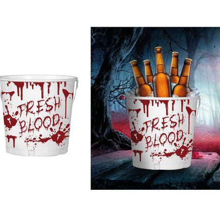 Witte Halloween Tafeldecoratie Emmer