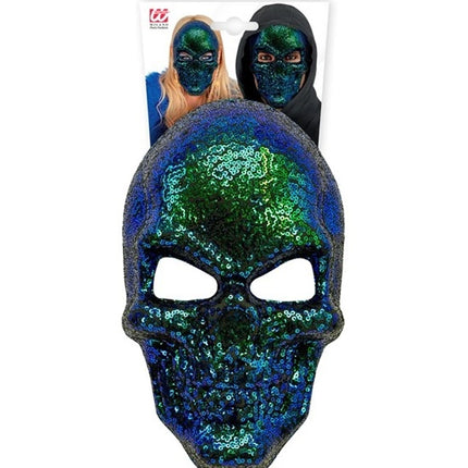 MASKER SCHEDEL - PAILLETTEN