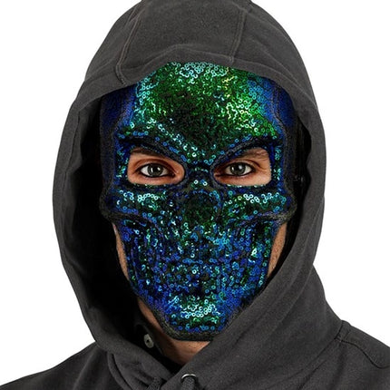 MASKER SCHEDEL - PAILLETTEN