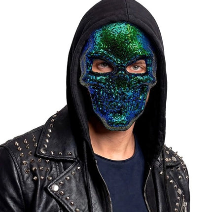 MASKER SCHEDEL - PAILLETTEN