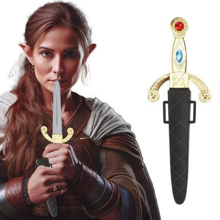 Goud Zilveren Nep Zwaard 26cm