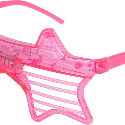 Ster Bril Roze Met Licht