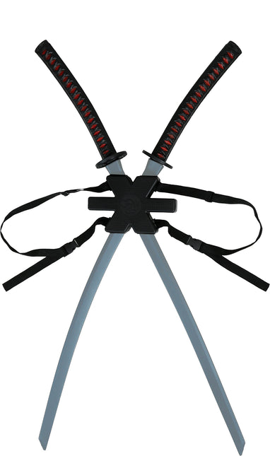 Zwarte Nep Zwaard Samurai 95cm 2st