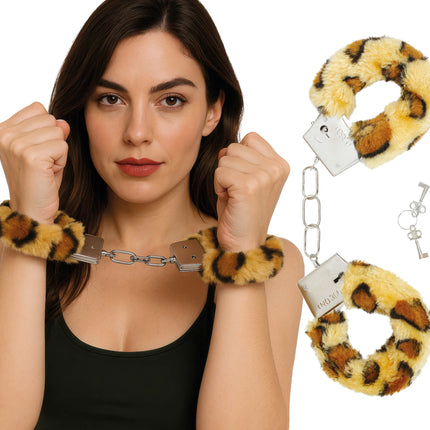 Luipaard Handboeien Bruin Beige