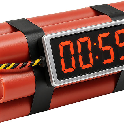 Rood Zwarte Nep Dynamiet 22cm