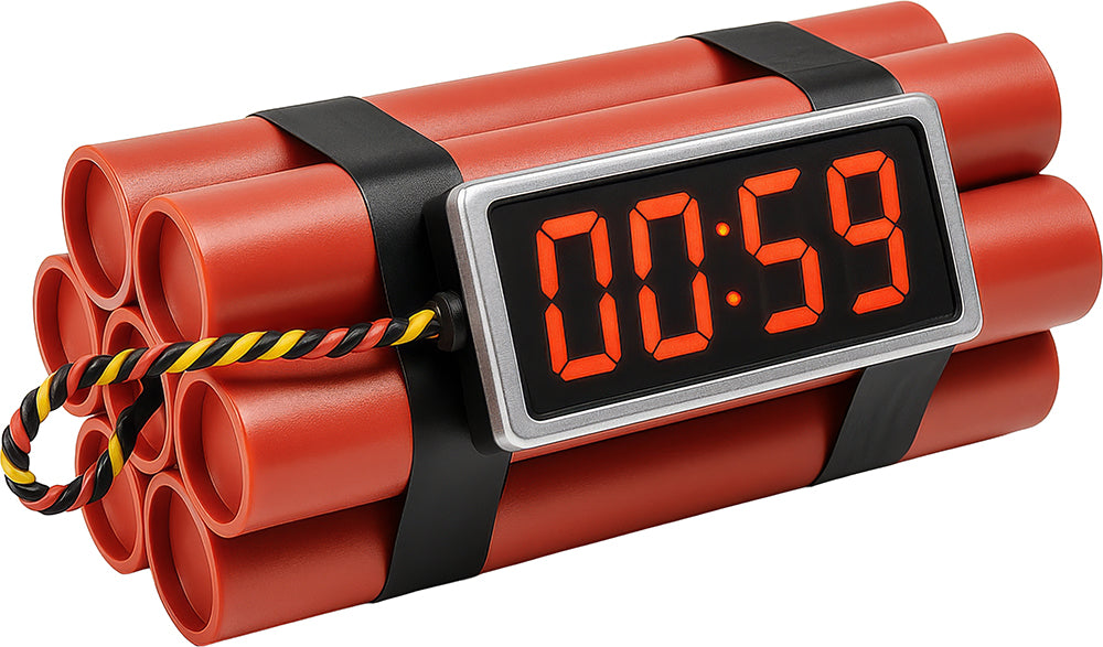 Rood Zwarte Nep Dynamiet 22cm