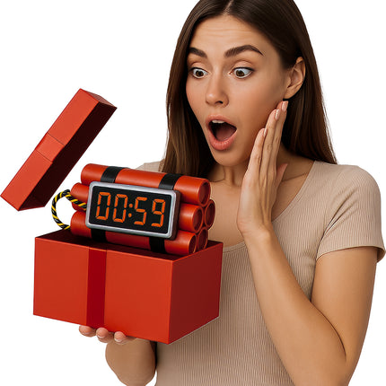 Rood Zwarte Nep Dynamiet 22cm