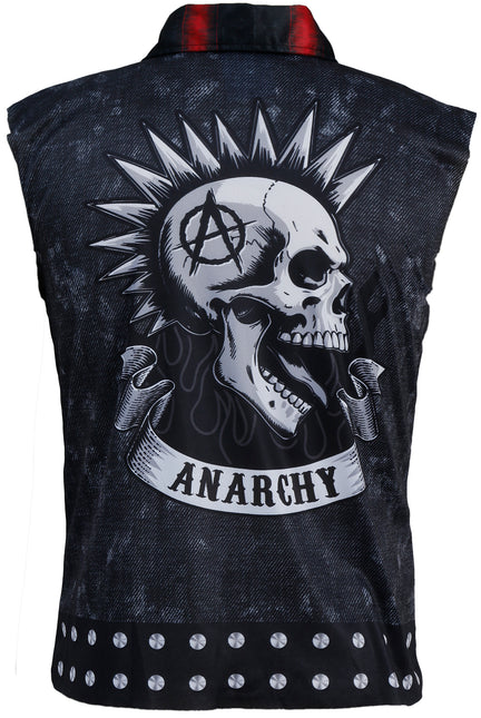 Punk Vest Zwart