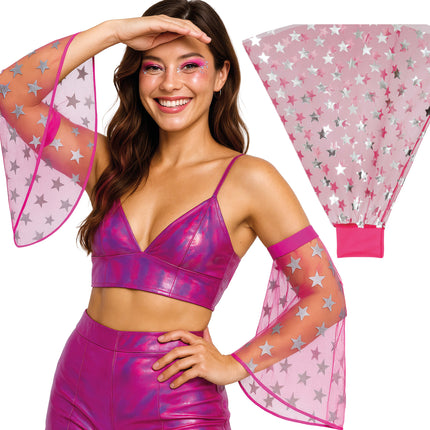 Disco 70S Vlindermouwen Sterren