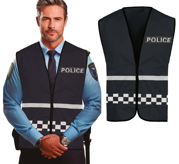 Politie Vest Zwart